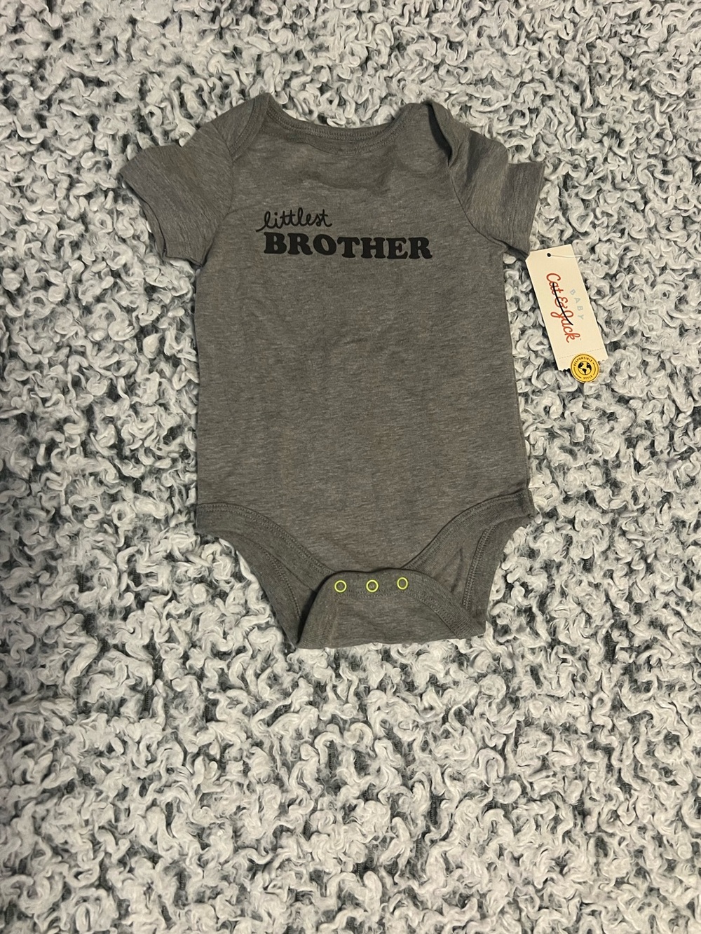 Cat & Jack Littlest Brother Onesie